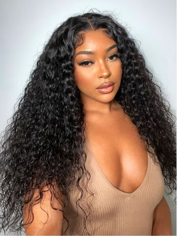 Niki Hair Glueless Fashion Curly Pre Plucked Lace  Frontal Wigs（ID10011)