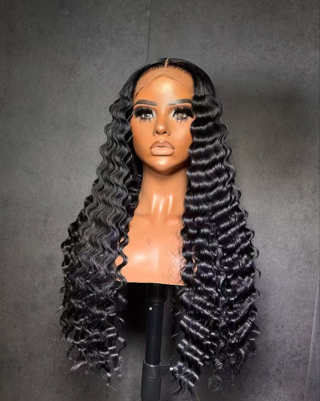 Niki Hair Glueless Deep Wave Pre Plucked Lace  Front Wigs(ID:20010)