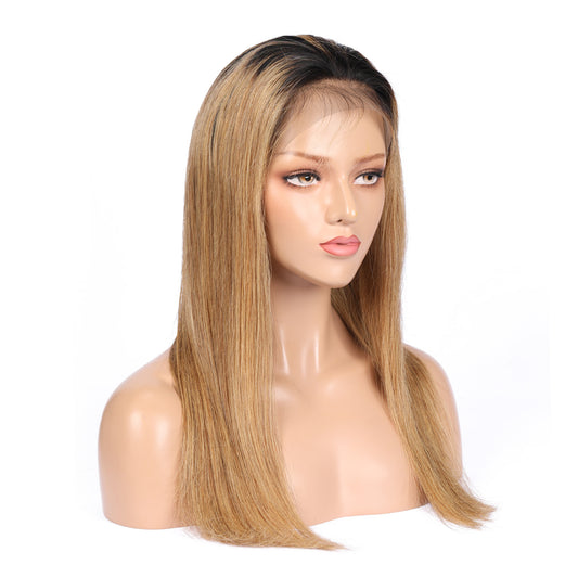 Niki Hair Glueless Silky Straight Pre Plucked Lace  Frontal Wigs(ID:10010)